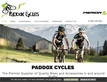 Tablet Screenshot of paddoxcycles.co.uk